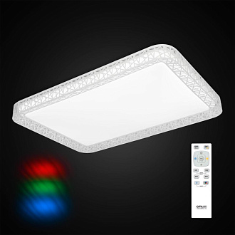 Светильник 90*64 см, 120W, 3000-4200K с пультом Citilux Герцог 722120RC белый