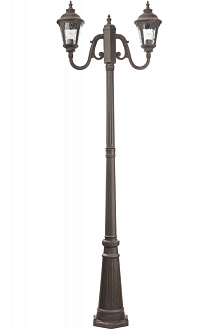 Садово-парковый светильник Maytoni Goiri O028FL-03BZ, коричневый-бронза