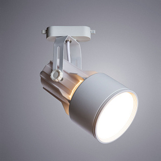 Трековый светильник Arte Lamp A6252PL-1WH, белый, 10x10x24см, E27, max 40Вт