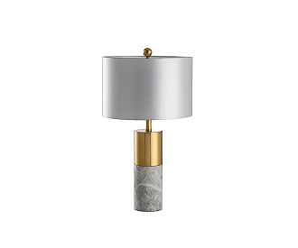 Настольная лампа 52 см, Kink Light 07700-1T,16-20(16), бронза-мрамор