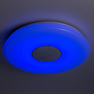 Светильник 50 см, 60W, 3000-4200K музыкальный с Bluetooth Citilux Light & Music CL703M61, белый матовый
