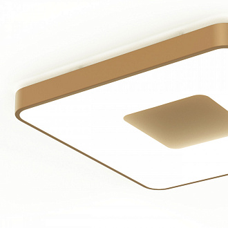 Светильник 54*54*7 см, LED *  100W, 3000К-6000К Mantra Coin 7925, золотой