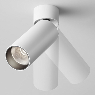 Светильник 5 см, 12W, 4000K, Maytoni FOCUS LED C055CL-L12W4K-W-D-W, белый, 50°, Dim, Triac