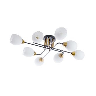 Люстра 20*83 см, 8*E27, 60W, Arte Lamp Andrea A8141PL-8BK, Черный