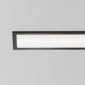 Встраиваемый светильник DL066-12W3-6K-B 13,15*3,1*-3,95 см, *LED*12W, 6000K, Maytoni technical Basis DL066-12W3-6K-B, Черный, вр 2,6*12,7 см