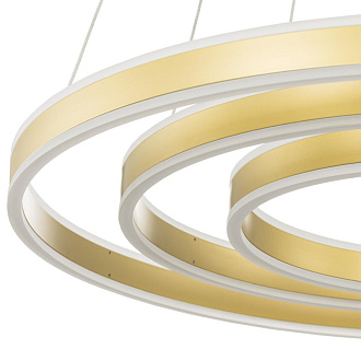 Светильник 80 см, 195W, 3000-5500K, Citilux Дуэт CL719682, золото