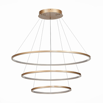 Светильник подвесной 80 см, 114W 4000K ST LUCE ST603 IN ST603.243.114 Золотистый