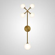 Бра CATTIS Gold 21*36*36 см, 5*G4*20W, ImperiumLoft CATTIS01, Золотистый