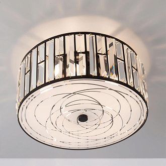 Люстра Citilux Гермес CL331151, диаметр 41 см, черный