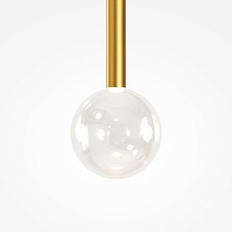 Подвесной светильник 10*10*360 см, LED*3W, 3000K, Maytoni Bubble Dream MOD383PL-L4BS3K, латунный