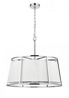 Подвесная люстра Vele Luce Linda VL4243P07, диаметр 60 см, хром