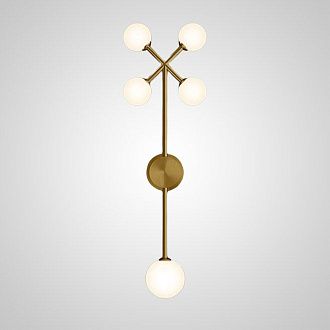 Бра CATTIS Gold 21*36*36 см, 5*G4*20W, ImperiumLoft CATTIS01, Золотистый