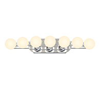 Бра 13*36,5*6 см, 10.8W, Favourite HELMET 4589-4W хром, белый акрил