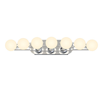 Бра 13*36,5*6 см, 10.8W, Favourite HELMET 4589-4W хром, белый акрил