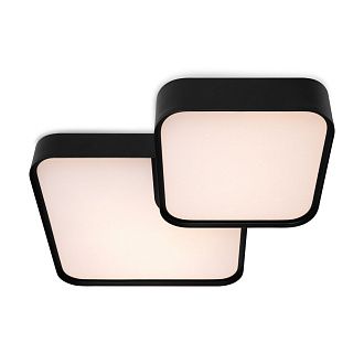 Светильник 50*50*-9 см, *LED*84W, 3000-7000K, Freya Площадь/Square FR6095CL-L84B, Черный