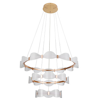 Люстра 88*11 см, 1 LED*72W, 4000 К, Arte Lamp Grace A1868SP-3PB, Латунь