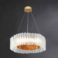 Подвесной светильник CHIARA D60 60*60*19 см, 1*LED*38W, 3400K, ImperiumLoft chiara-m, Латунь
