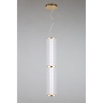 Подвесной светильник 15*105-210 см, 1*LED, 29W, 3000K, Aployt Ozann APL.331.06.29, золотой