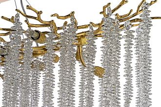Люстра подвесная ** см, 14*G9*40W, Dio D`arte Tavenna Gold Tavenna H 1.5.120x40.100 G, золотой