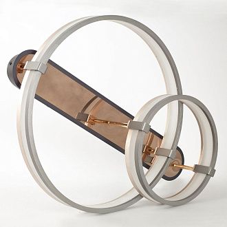 Люстра потолочная *64*17-17 см, 1*LED*40W, 4000K, Lussole Hidalgo LSP-7440, серый