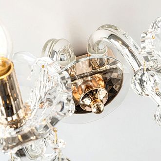 Бра 31*23*-25,5 см, 2*Е14*40W, Modelux  ML.7163.02P, Золото