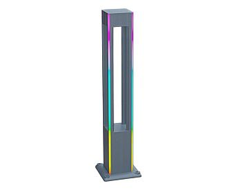 Светильник 80 см, 5W, 4000K, Kink Light 09209-F(220V),16(RGB), серый