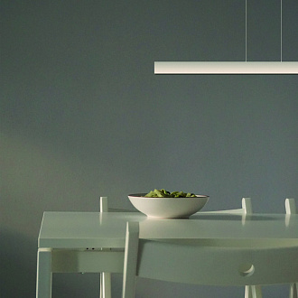 Подвесной светильник 120,05*4,73*210 см, LED *  38W, 3000К Mantra Hanok 7542, белый