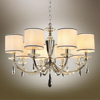 Подвесная люстра 80*80-145 см, 8*E14, 40W, Aployt Hadrinn APL.705.03.08, хром