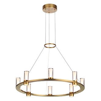 Подвесной светильник *65*200- см, 8*LED*45W, 3000K, Odeon Light Defance 7144/55L, бронзовый