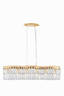 Люстра L920 x W140 x H230(700), мм, 6*40W (240W), GOLD+CLEAR (Золото + Прозрачный Хрусталь) NewRgy 5682E/6A GOLD+CLEAR