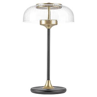 Настольная лампа 20*35 см, 7 W  3000K Lightstar Acrile 738973 золото/черный