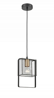 Подвесной светильник  16*146 см, 1*E27 черный, золото Vele Luce Nota VL6412P01