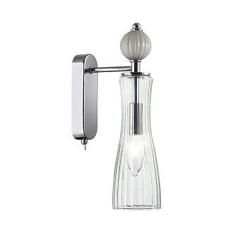 Бра *8,5*32-32 см, 1*E14*40W, Lumion Emily LUM8269/1W, хром; серый