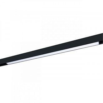 Трековый светильник 60,5*2,2 см, 1*LED*20W, 2700-6000К, Arte lamp Linea SMART черный A4693PL-1BK управляемый с телефона Bluetooth + Wi-Fi