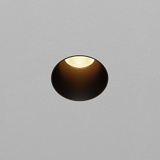 Встраиваемый светильник DL120-10W-2.7K-TRS-B **-9,7 см, *LED*10W, K, Maytoni technical Dip DL120-10W-2.7K-TRS-B, Черный, вр 5,8 см