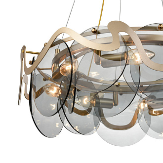 Подвесной светильник  60*120 см, 8*E14 шампань Vele Luce Melodia VL3294P08