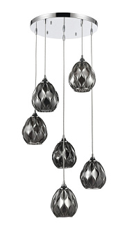Подвесной светильник  50*145 см, 6*E27 хром Vele Luce Elision VL5593P26