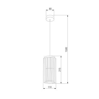 Уличный подвесной светильник Entero 3000K IP54 35189/H черный Elektrostandard  4690389219337, a072081
