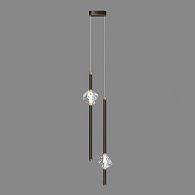 Подвесной светильник PARDIS DUO Black 26*26*200 см, 2*LED*6W, 3000K, ImperiumLoft pardis-duo01, Чёрный