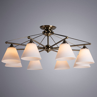Потолочная люстра Arte Lamp Copter A3208PL-8AB, бронза, диаметр 79 см