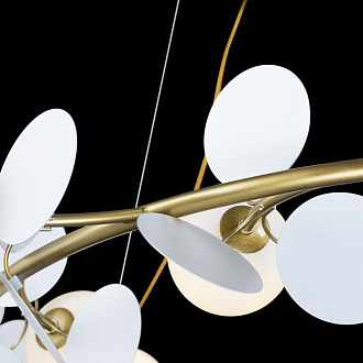 Подвесная люстра Loft IT Matisse 10008/1300 white, диаметр 130 см, золото-белый