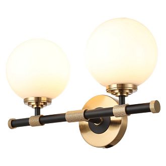 Бра 25 см, Crystal Lux SOPHIA AP2, черный-золото