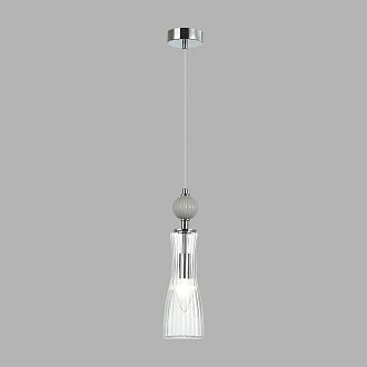 Подвес *8,5*225-225 см, 1*E14*40W, Lumion Emily LUM8269/1A, хром; серый
