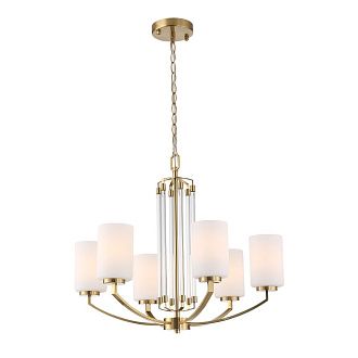 Люстра подвесная Латунь/Прозрачный E27*6 40W St Luce  SL1403.303.06