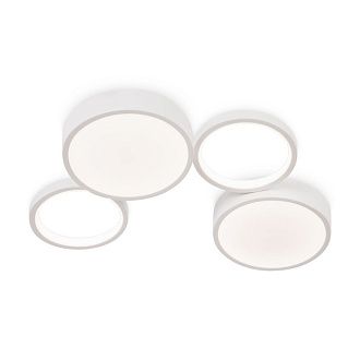 Светильник 60*37*-5 см, *LED*69W, Freya Молекула / Molecule FR6080CL-L92W, Белый
