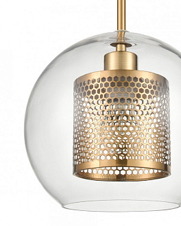 Подвесной светильник  25*120 см, 1*E27 латунь Vele Luce Coro VL5524P21