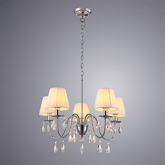 Подвесной светильник Arte Lamp A9123LM-5CC хром, диаметр 60 см