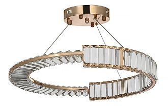 Люстра *60* см, Led лента*LED*48W, 3000K, Arti Lampadari Carini Carini L 1.5.60.101 G, Золото