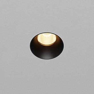 Встраиваемый светильник DL119-10W-2.7K-TRS-B **-8,2 см, *LED*10W, K, Maytoni technical Dip DL119-10W-2.7K-TRS-B, Черный, вр 5,8 см