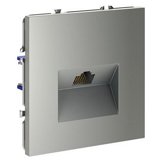 Розетка компьютерная встраиваемая Voltum S70 RJ45 кат.6, сталь пластик Soft touch VLS060105